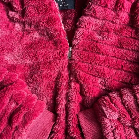 Love Tree Furry Jacket - Picture 3 of 3